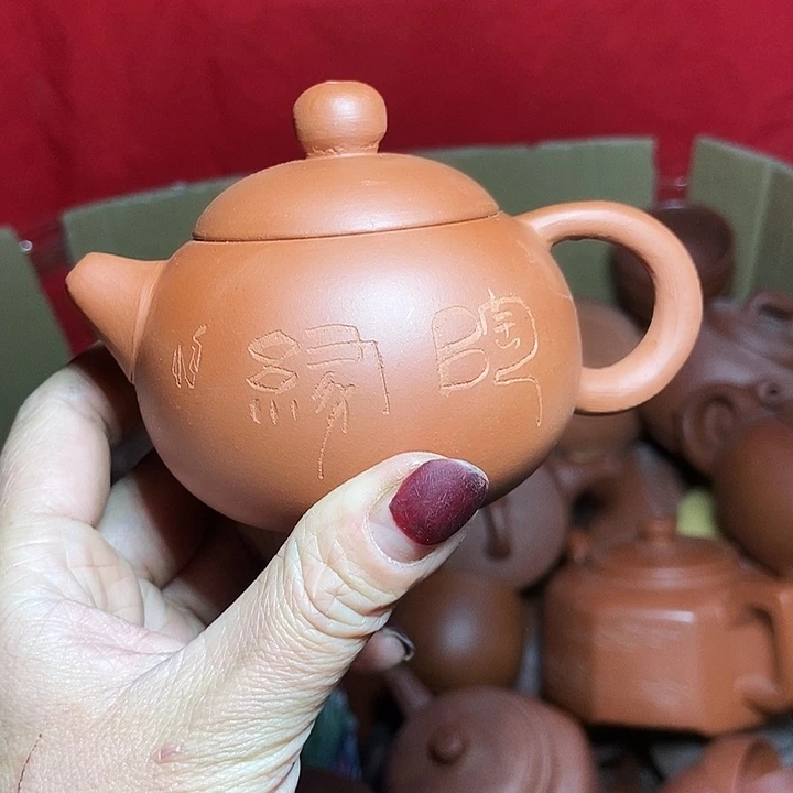 全手工制作宜兴紫砂茶壶