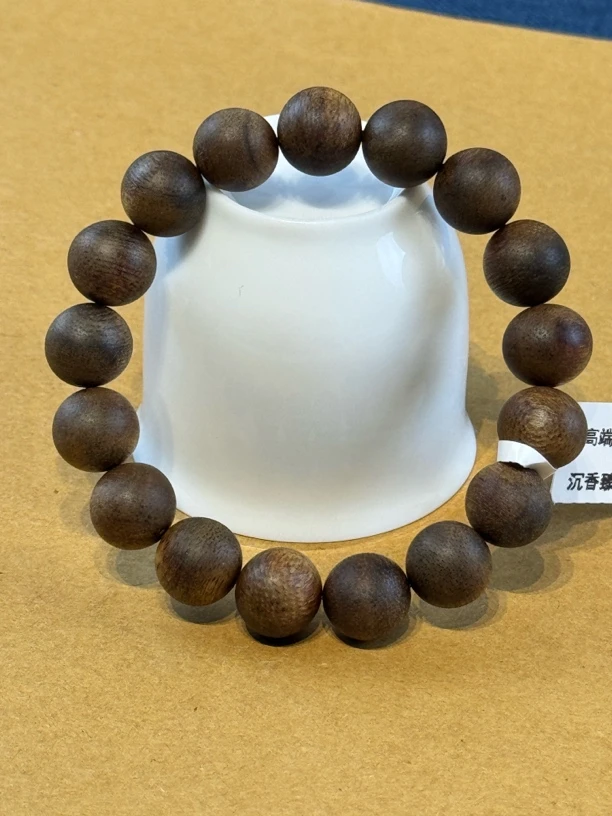 越南芽庄绿棋楠12mm沉水级手串