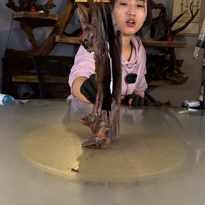 岳***天然的云南紫柚木会黄水