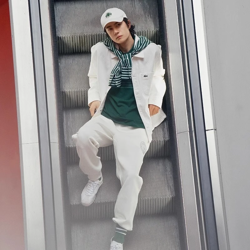 【王一博同款】LACOSTE法国鳄鱼男25新款舒适百搭牛仔衬衫|CH2601