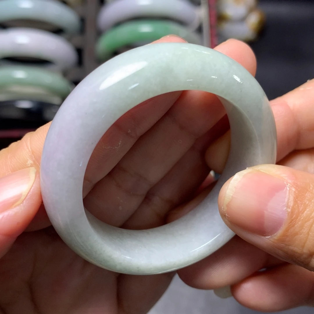 定制翡翠未镶嵌翡翠手镯38.8