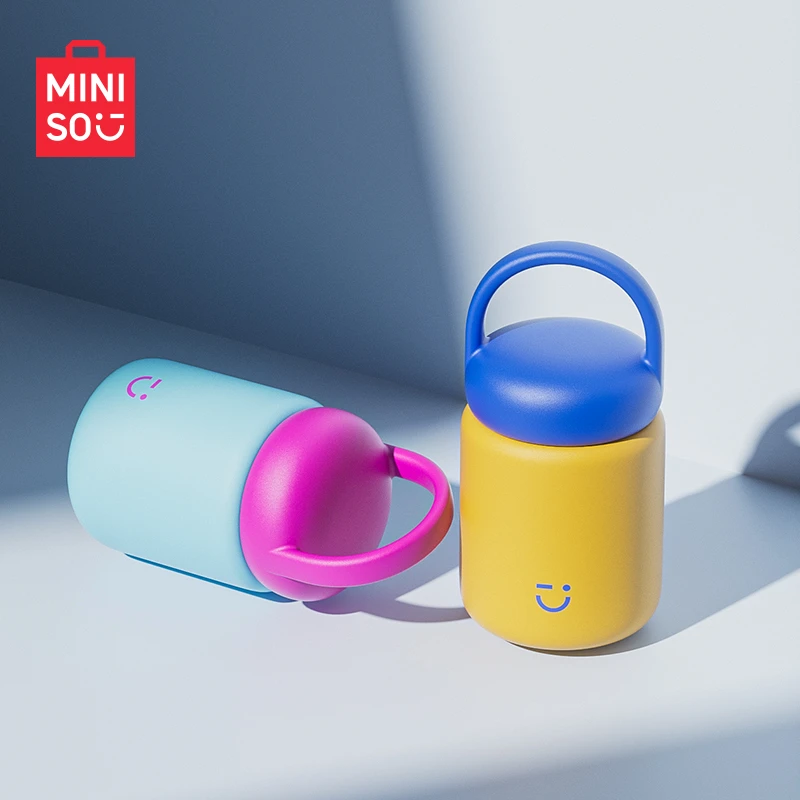 名创优品迷你保温杯女高颜值小巧便携学生随行口袋水杯子2025新款