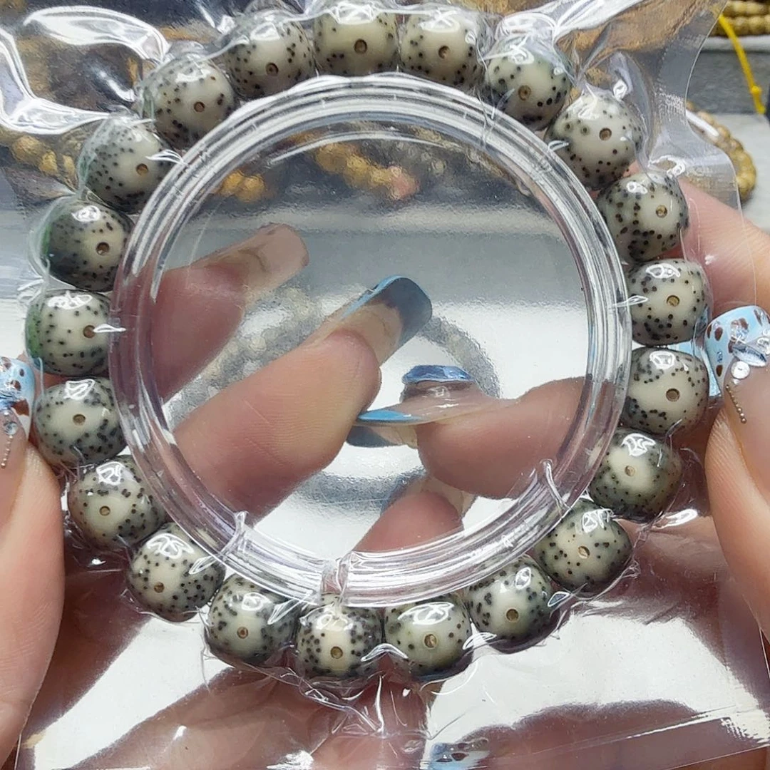 星月菩提手串13尽头卡姿兰青花星月菩提11桶单圈