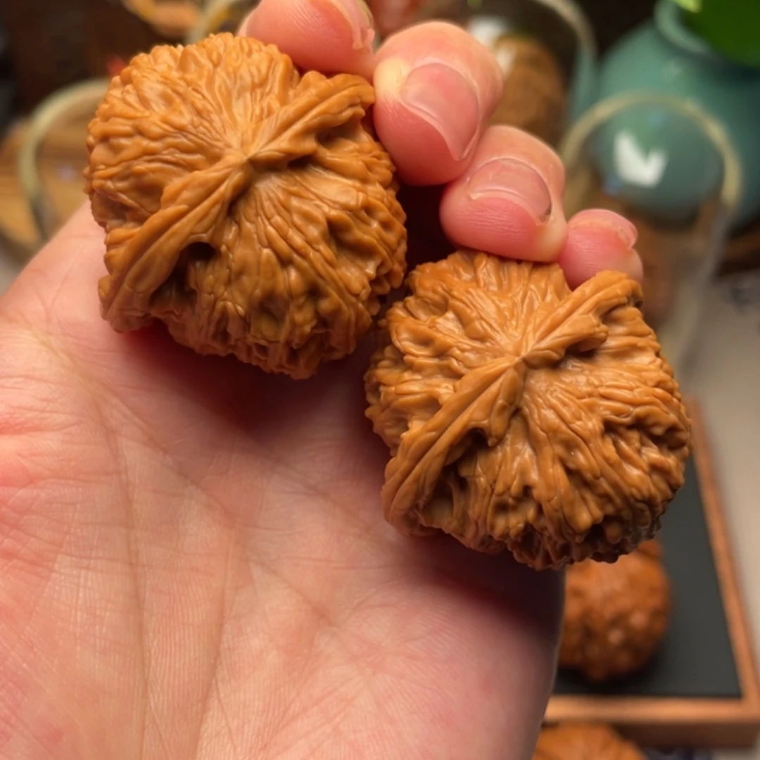 桃核把件全品粗筋白38+