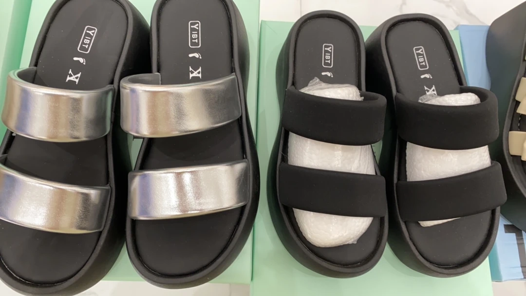 919-8新款松糕厚底凉拖鞋