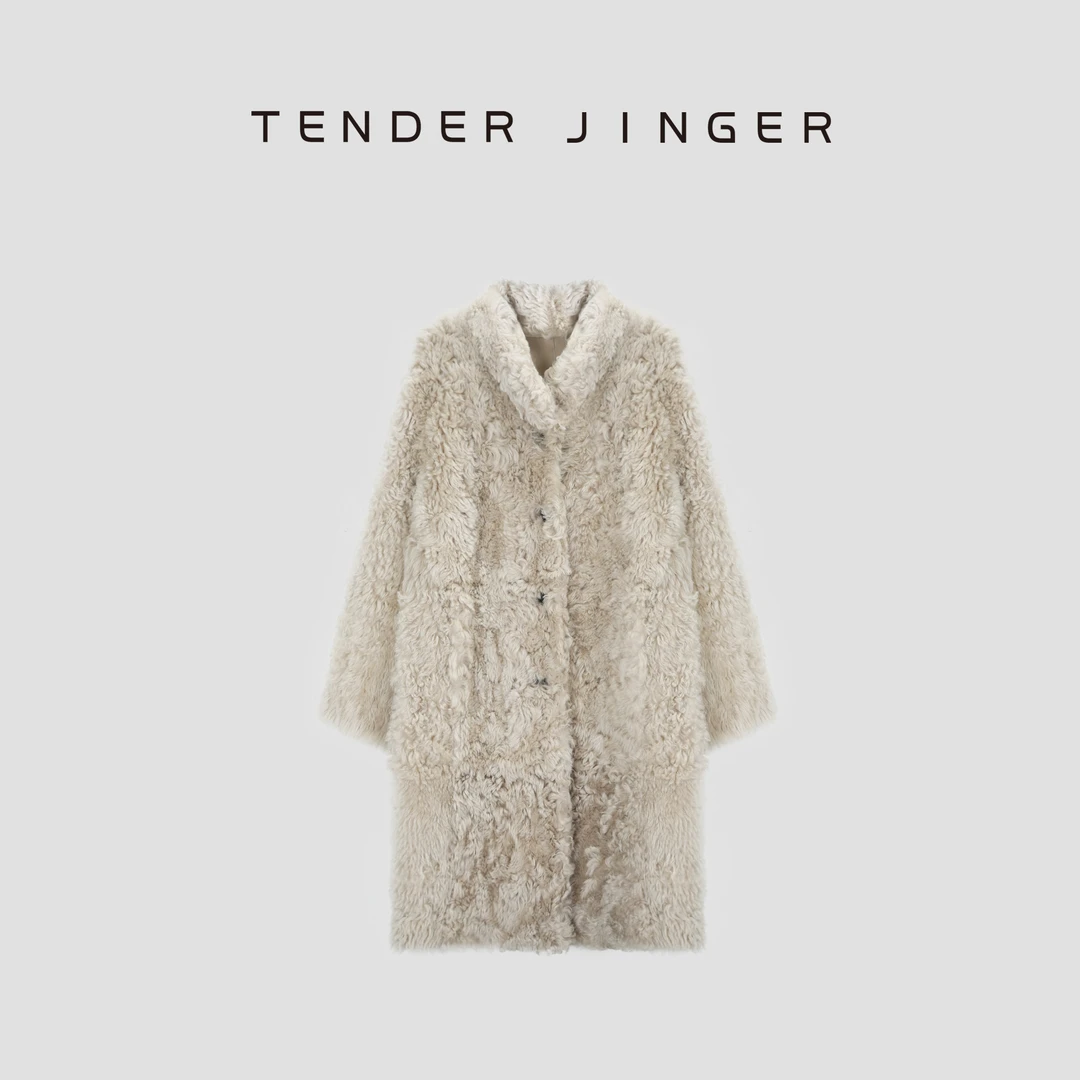Tender Jinger【黑标】意大利进口托斯卡纳卷毛外套T54ALU41095