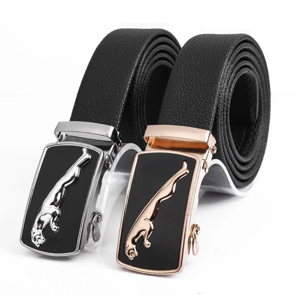 男士腰带金豹皮带商务休闲自动扣腰带户外运动腰带男潮男休闲百搭