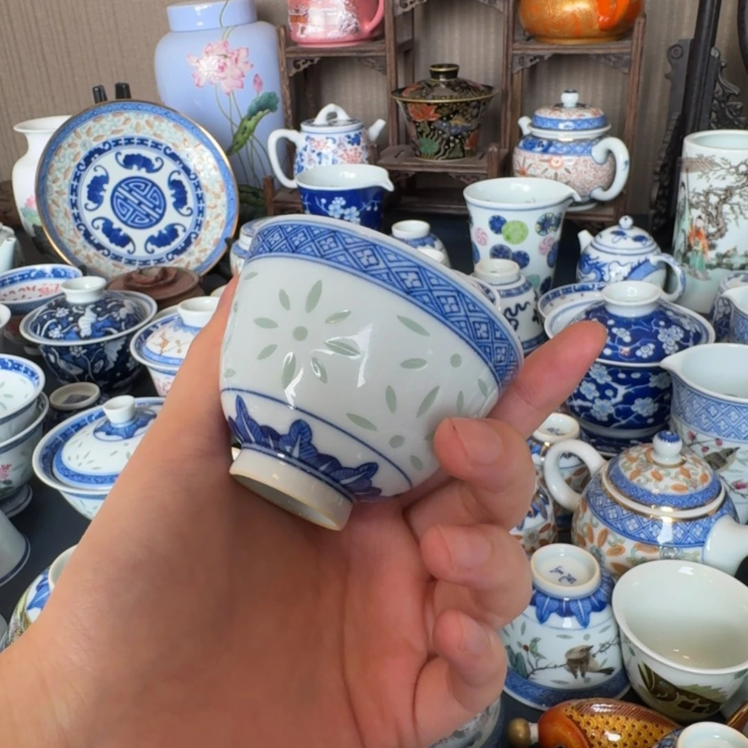 中***年景德镇陶瓷手工杯