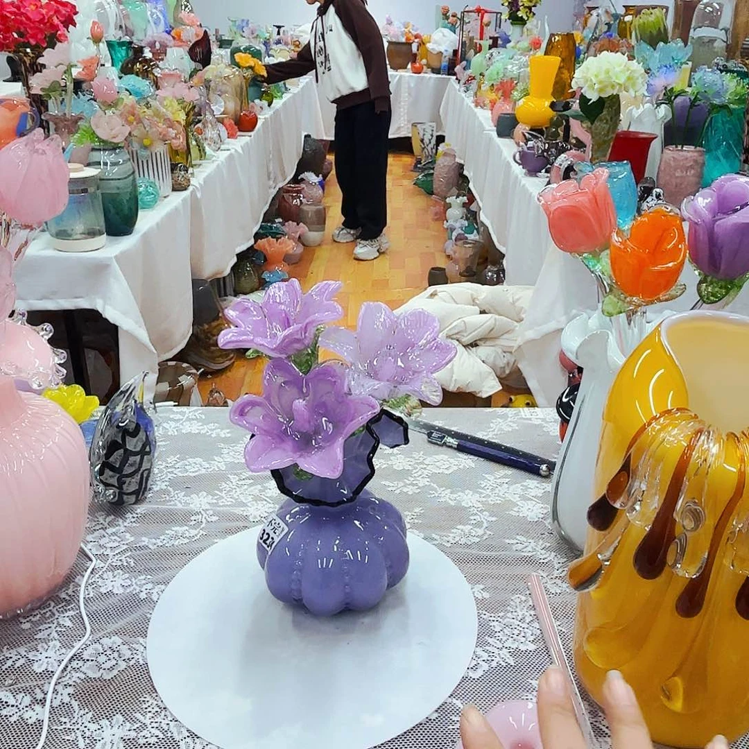 琉璃花瓶花器艺术品