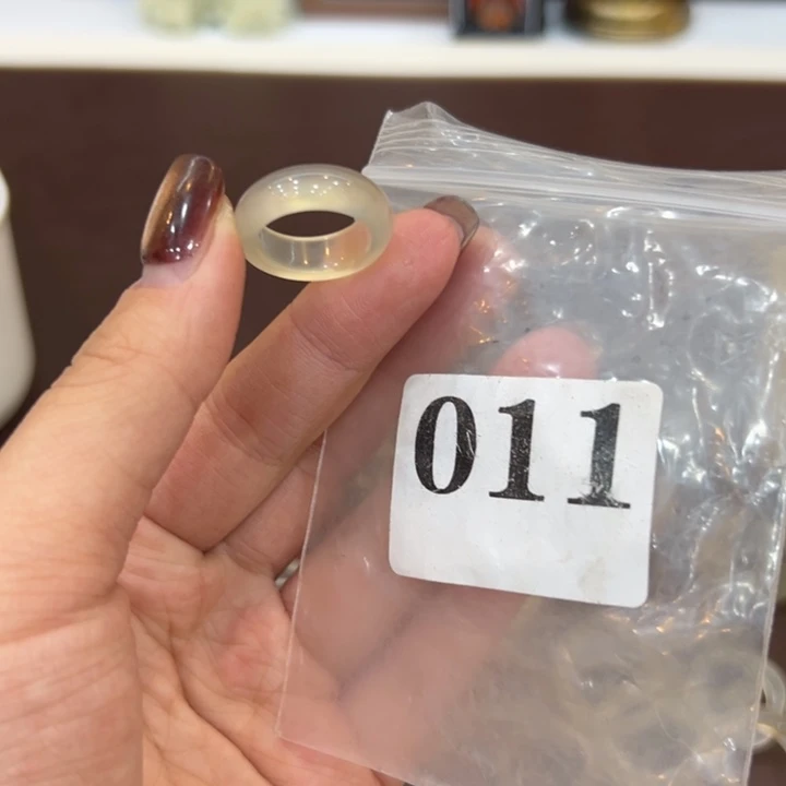 玛瑙/玉髓合金戒指11港9