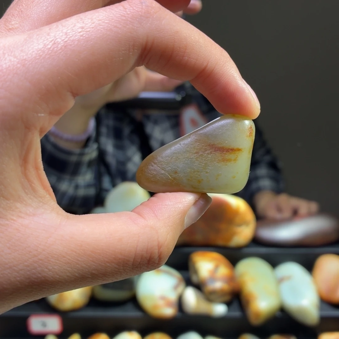 和田玉未镶嵌挂件27.4