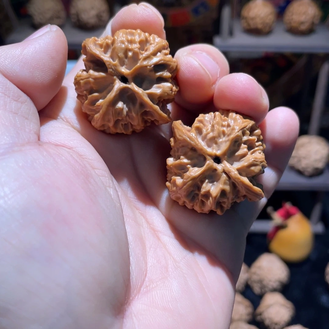 把件文玩核桃35邢台原桩苹果手工打底