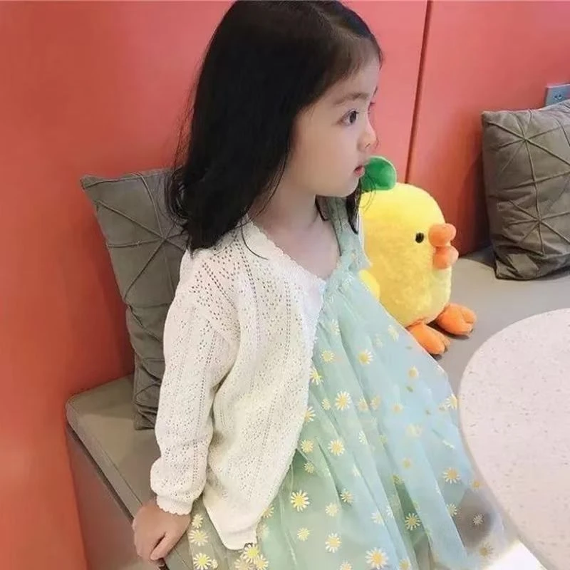 儿童春秋装小外搭女童开衫男女宝宝针织衫毛衣婴儿女童小香风外套