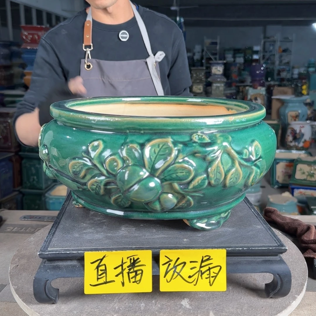 一风堂石湾花盆。