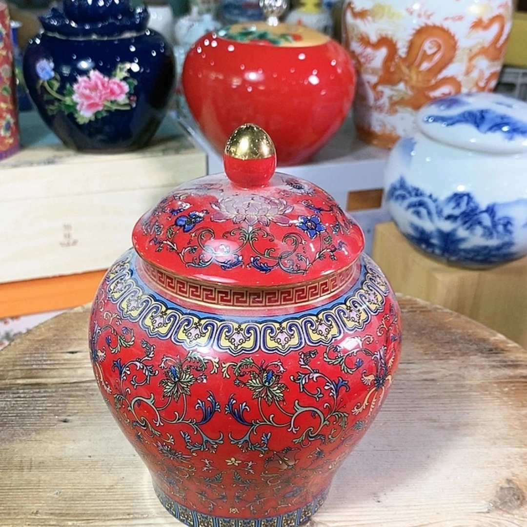 【闪购商品】瓷片陶瓷茶叶罐茶叶罐