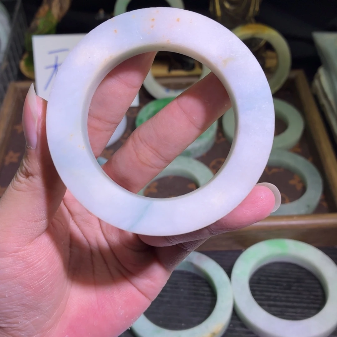 定制翡翠未镶嵌缅甸翡翠A货手镯毛胚定制