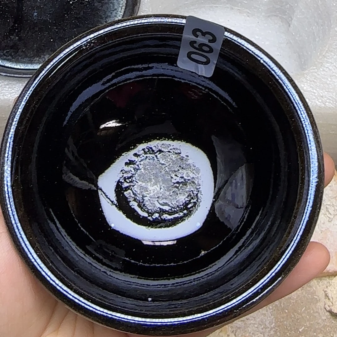 茶盏琢泥窑柴烧开窑