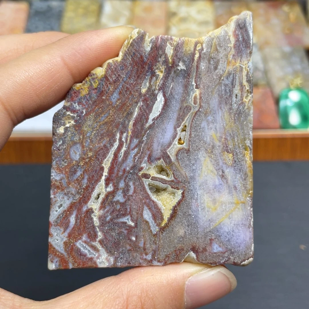 硅化玉未镶嵌颈饰k57