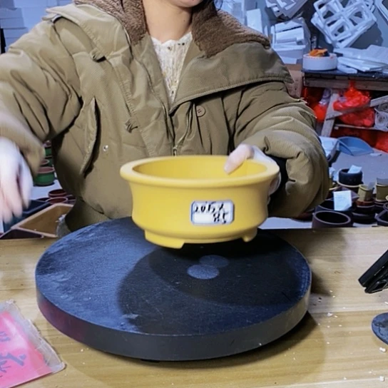 紫砂花盆紫砂花盆