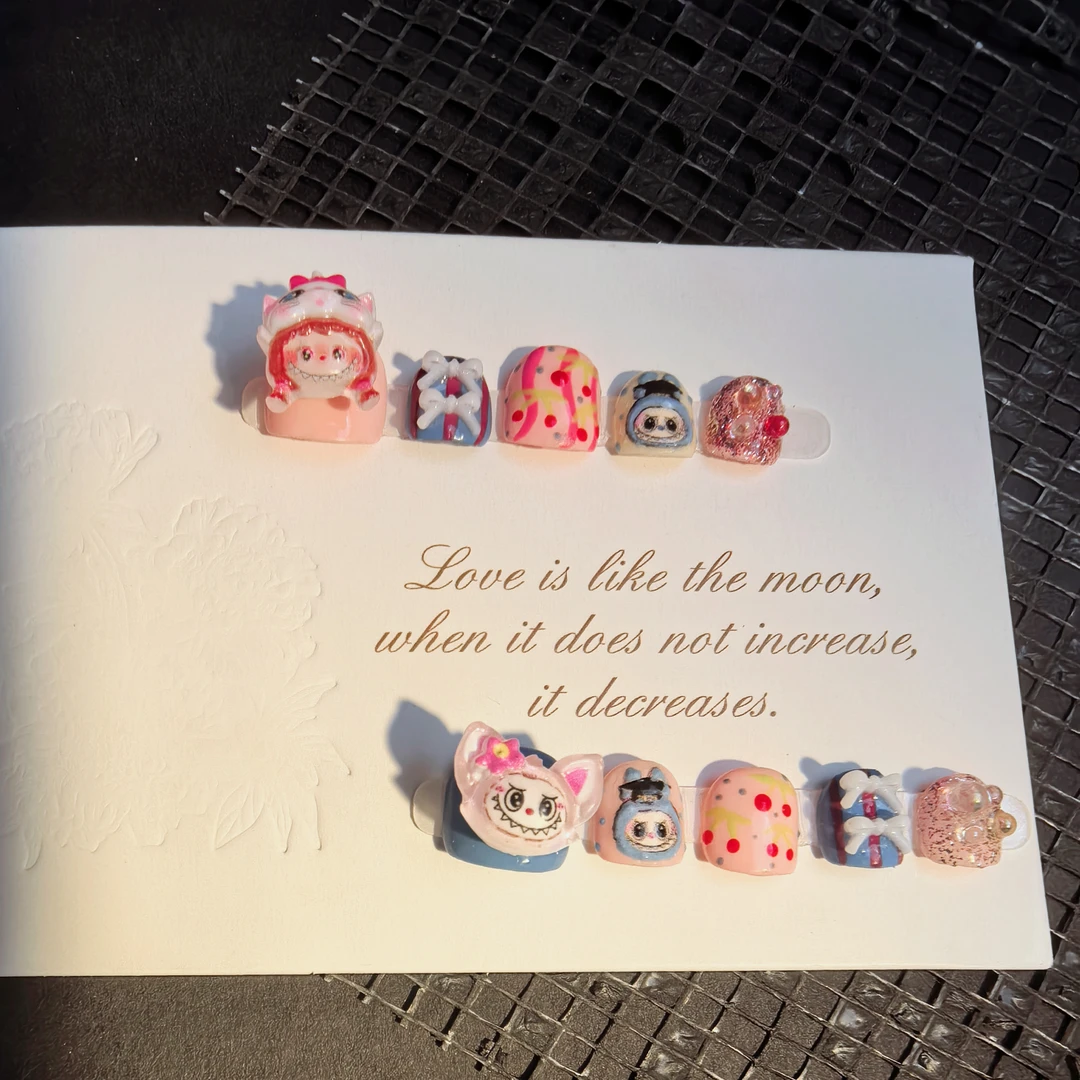 【拉布布】旋转拉布布儿童穿戴甲纯手工高奢私定