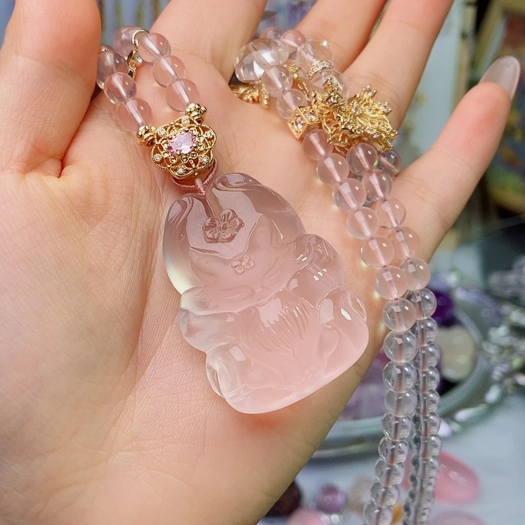 水晶未镶嵌吊坠(赠链)