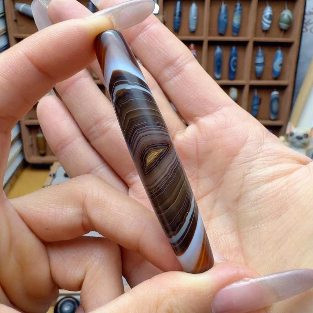 玛瑙/玉髓未镶嵌锁骨