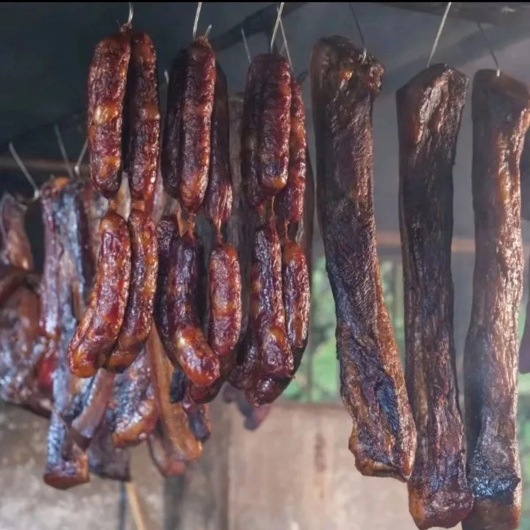 贵州高山农家散养土猪腊肠香肠