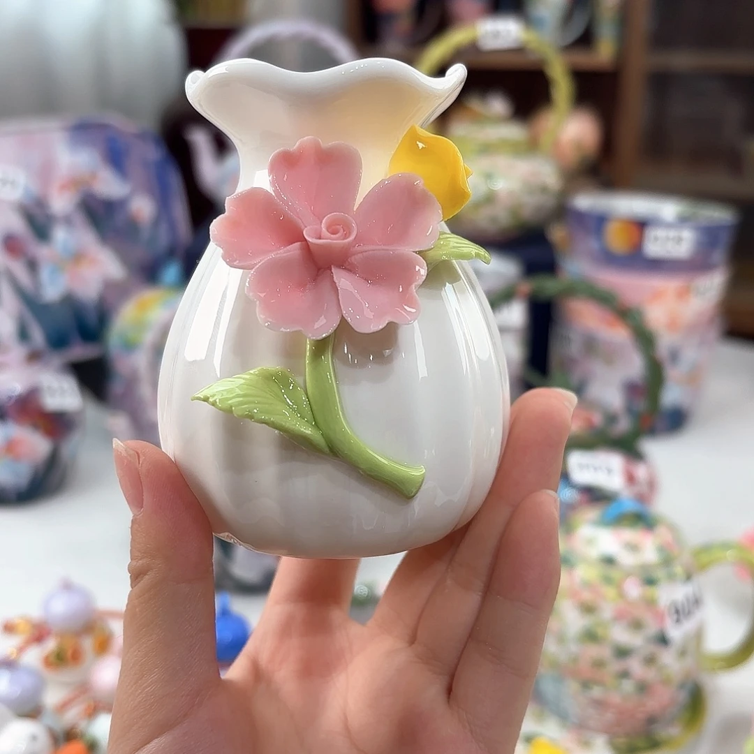 景德镇手绘高温釉下彩陶瓷茶具