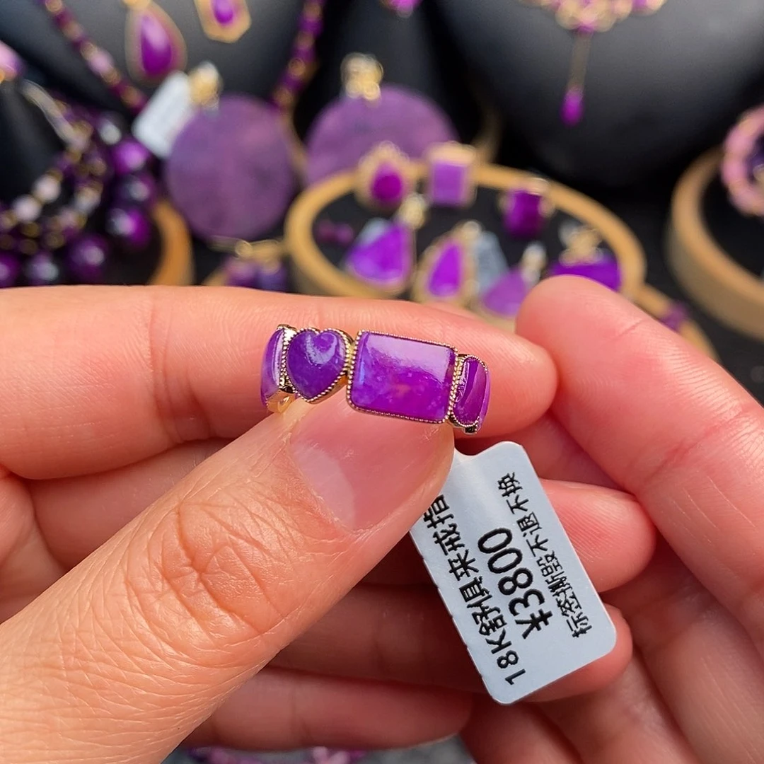 苏纪石（舒俱来）指环1918K金镶嵌