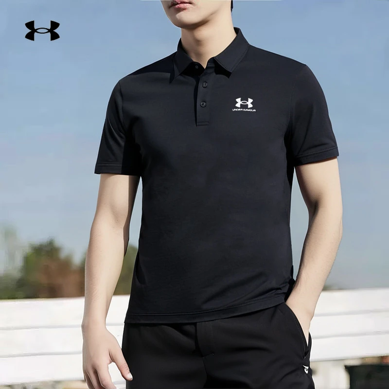 【双旦礼赠】安德玛男女POLO短袖2025新款训练翻领运动服1386608