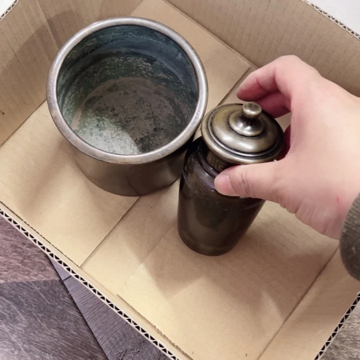 摆件古**器一个瓷器默认微瑕