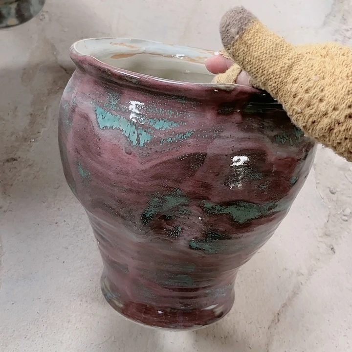 瓶口16高21 景德镇陶瓷学院瑕