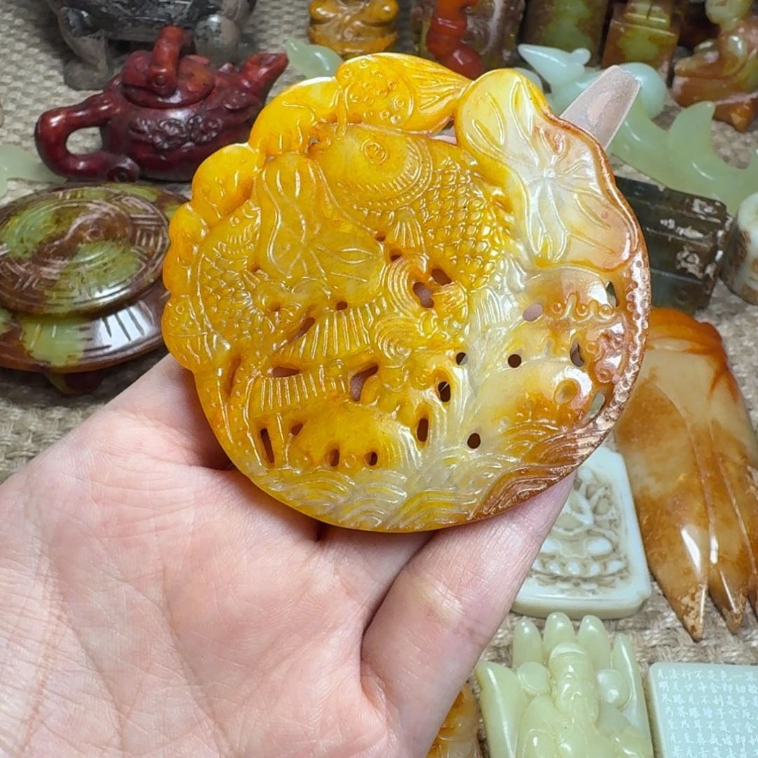 白玉菩提吊坠挂件