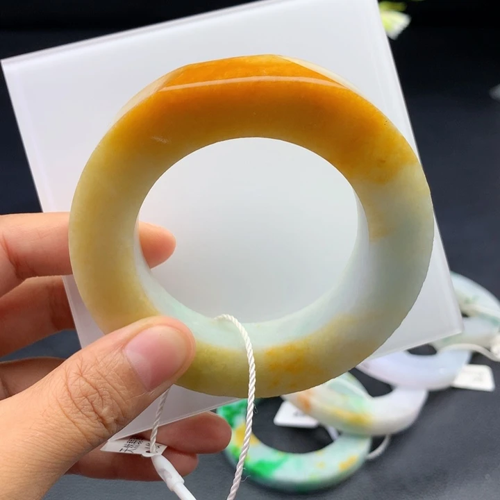 未镶嵌手镯定制翡翠徊***鍢