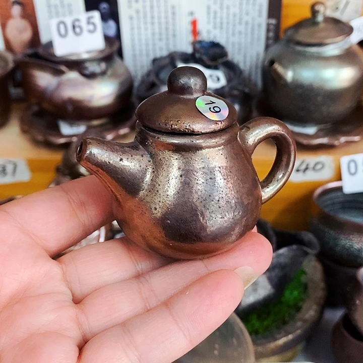 紫砂茶杯柴烧纯手工19