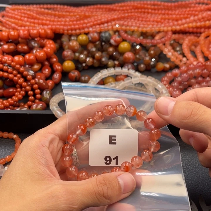 ****向南红玛瑙未镶嵌多样性发货默认微瑕称重9mm