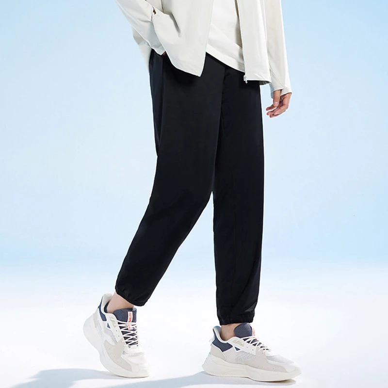 361°男子运动长裤夏季新款冰丝速干宽松防晒户外休闲裤652414708V