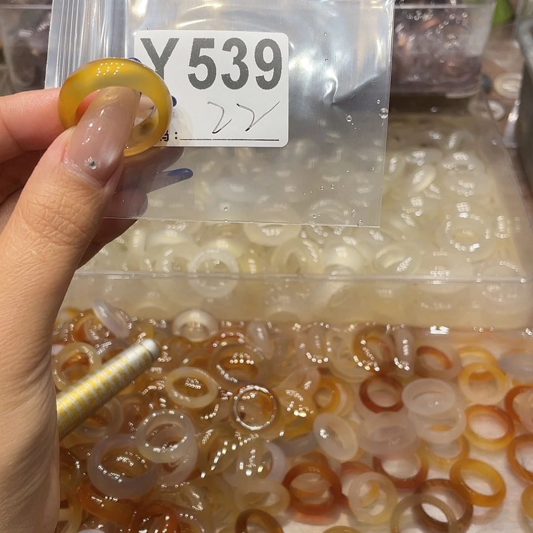 玛瑙/玉髓未镶嵌戒指539