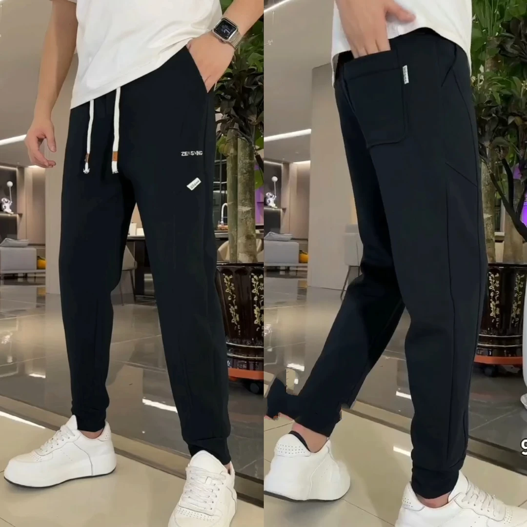 百搭宽松休闲舒适卫裤男士运动