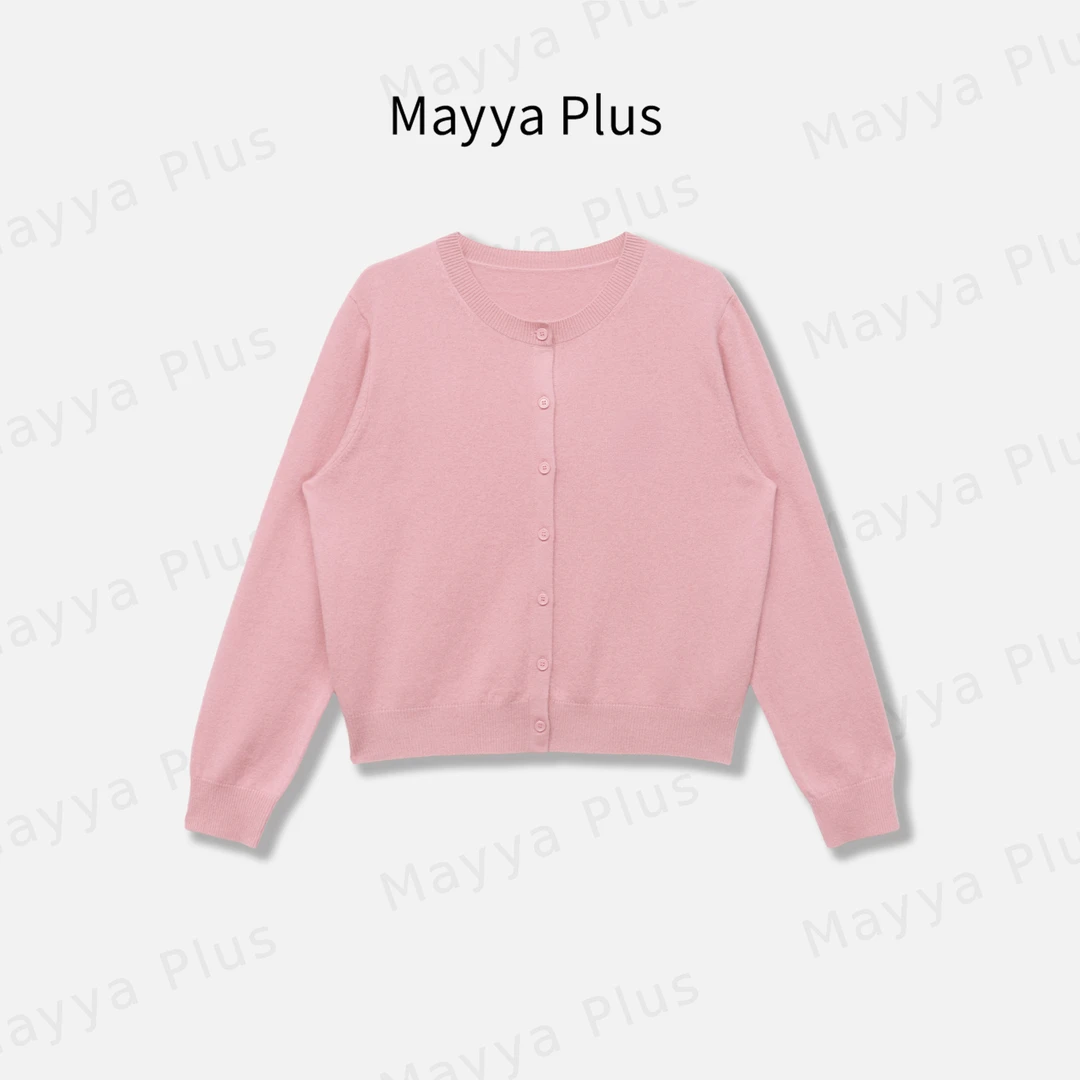 【空气羊毛】Mayya Plus麦芽定制100%绵羊毛流光风毛衣32546665