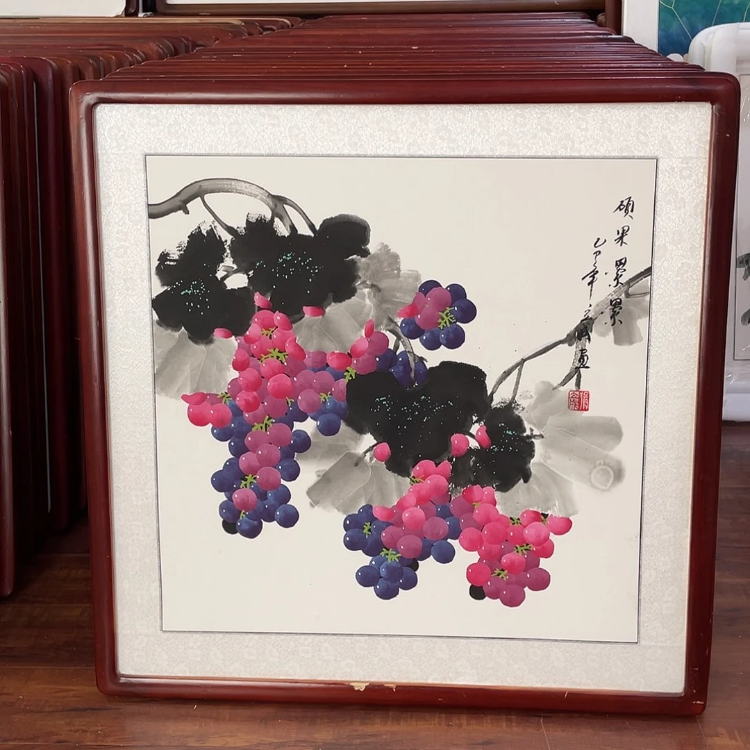 国画带框尺寸63*63厘米