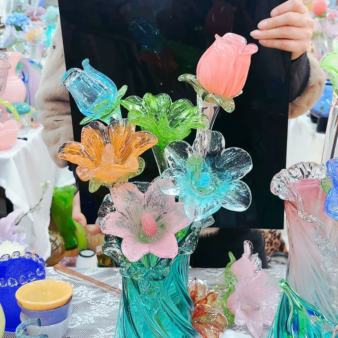 福利不退不换琉璃花瓶花器艺术品