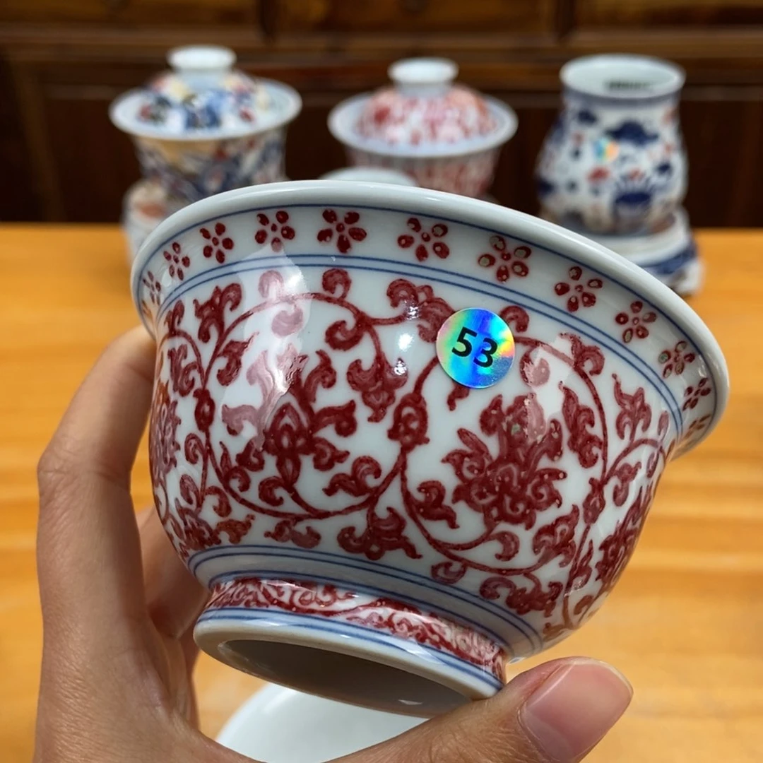 手绘现代茶具非古董用****3