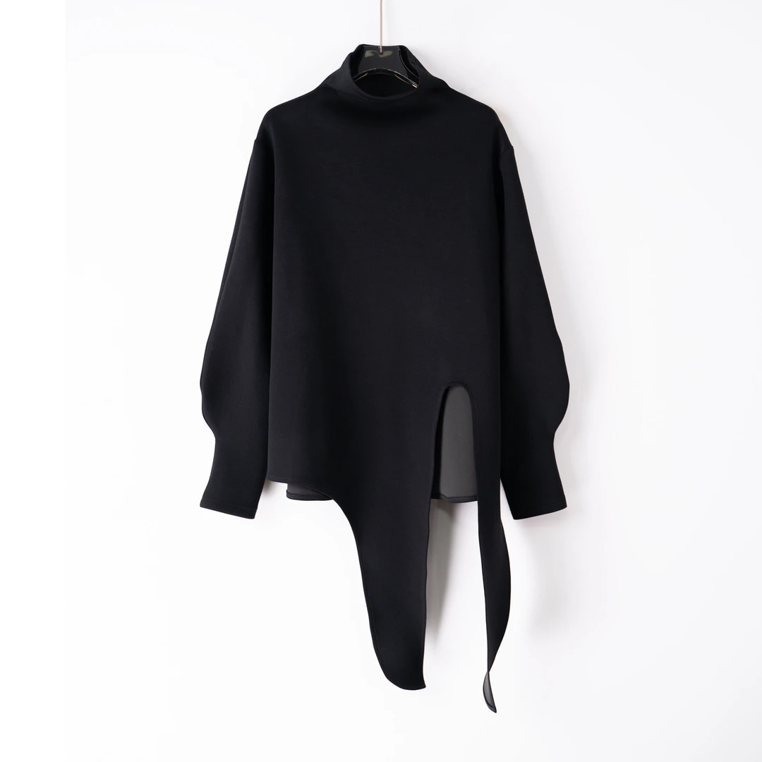 PS241230早春新款大码胖MM外套卫衣时尚不规则小众设计