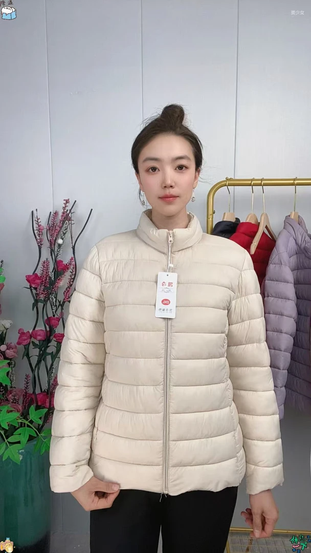 2025秋冬新款超柔轻便立领棉服