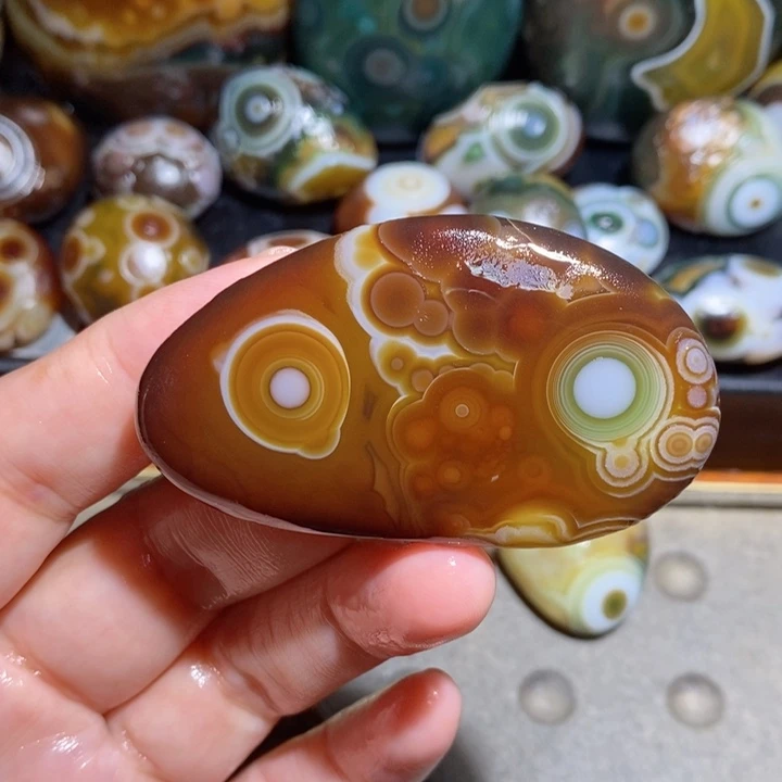 未镶嵌玛瑙/玉髓珠宝半成品108