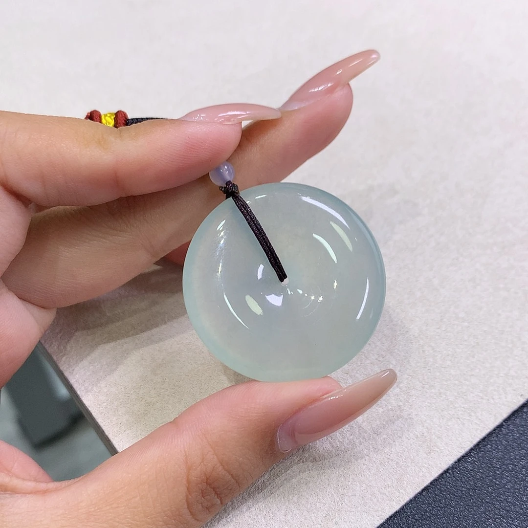 翡翠未镶嵌吊坠(不含链)34.3-6.4