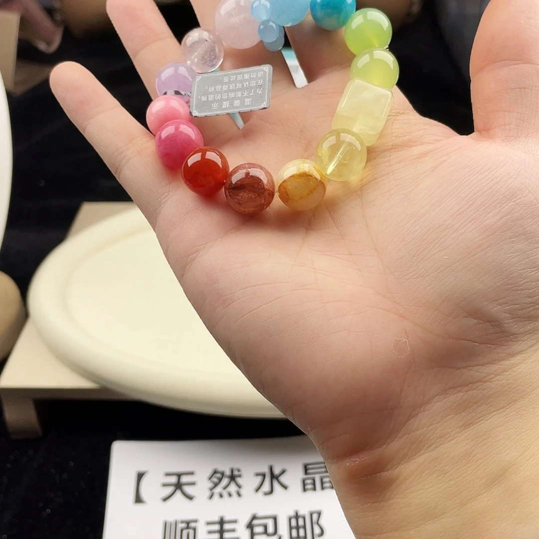 手串银S925镶嵌水晶