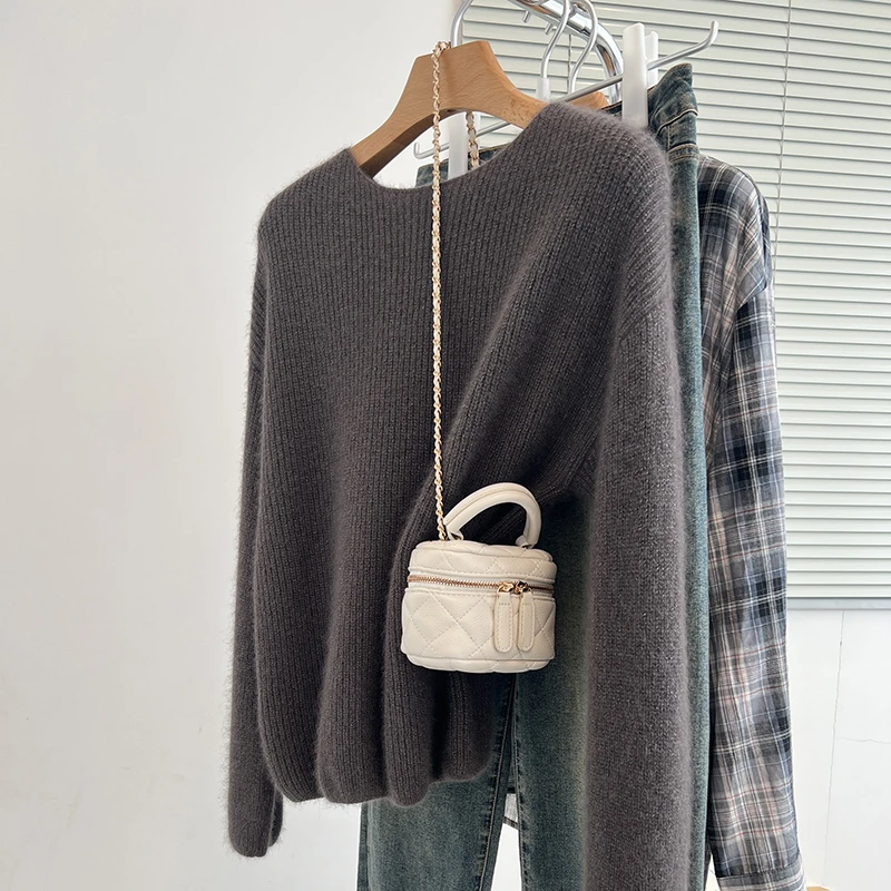 欧货重磅2024年冬季新款女装休闲百搭宽松毛衣高级感小众穿搭上衣