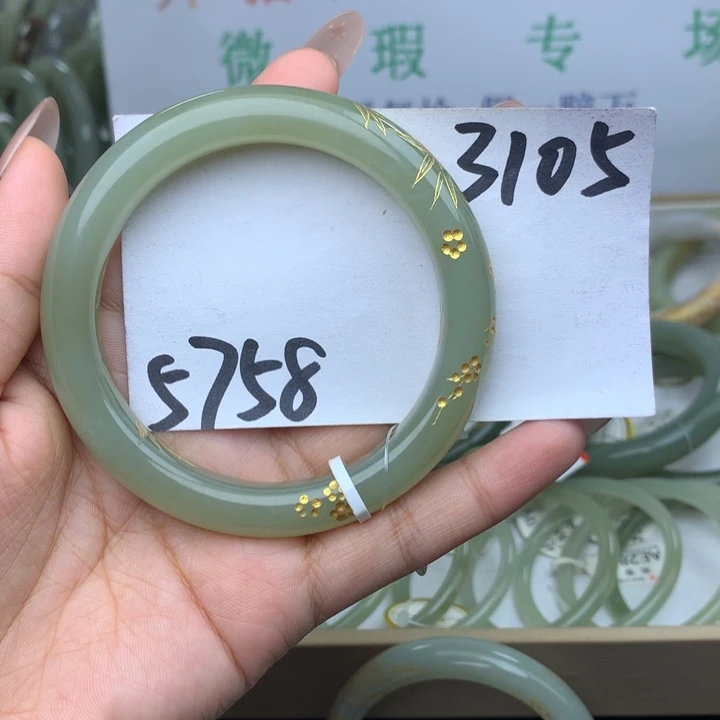 未镶嵌手镯和田玉福***开